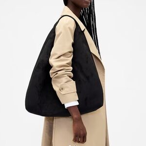 Gap Vegan Suede Slouchy Tote Bag